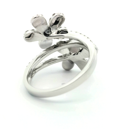 Double Flora Diamond Ring