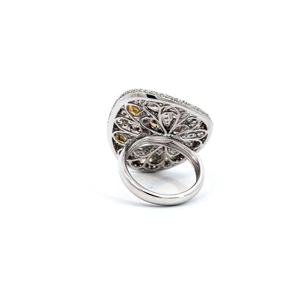 Fancy Diamond Cocktail Ring 18K