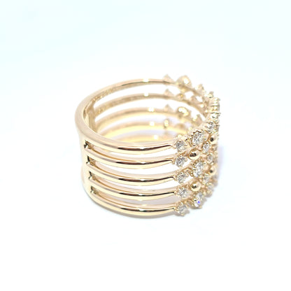 Five Row Constellation Ring