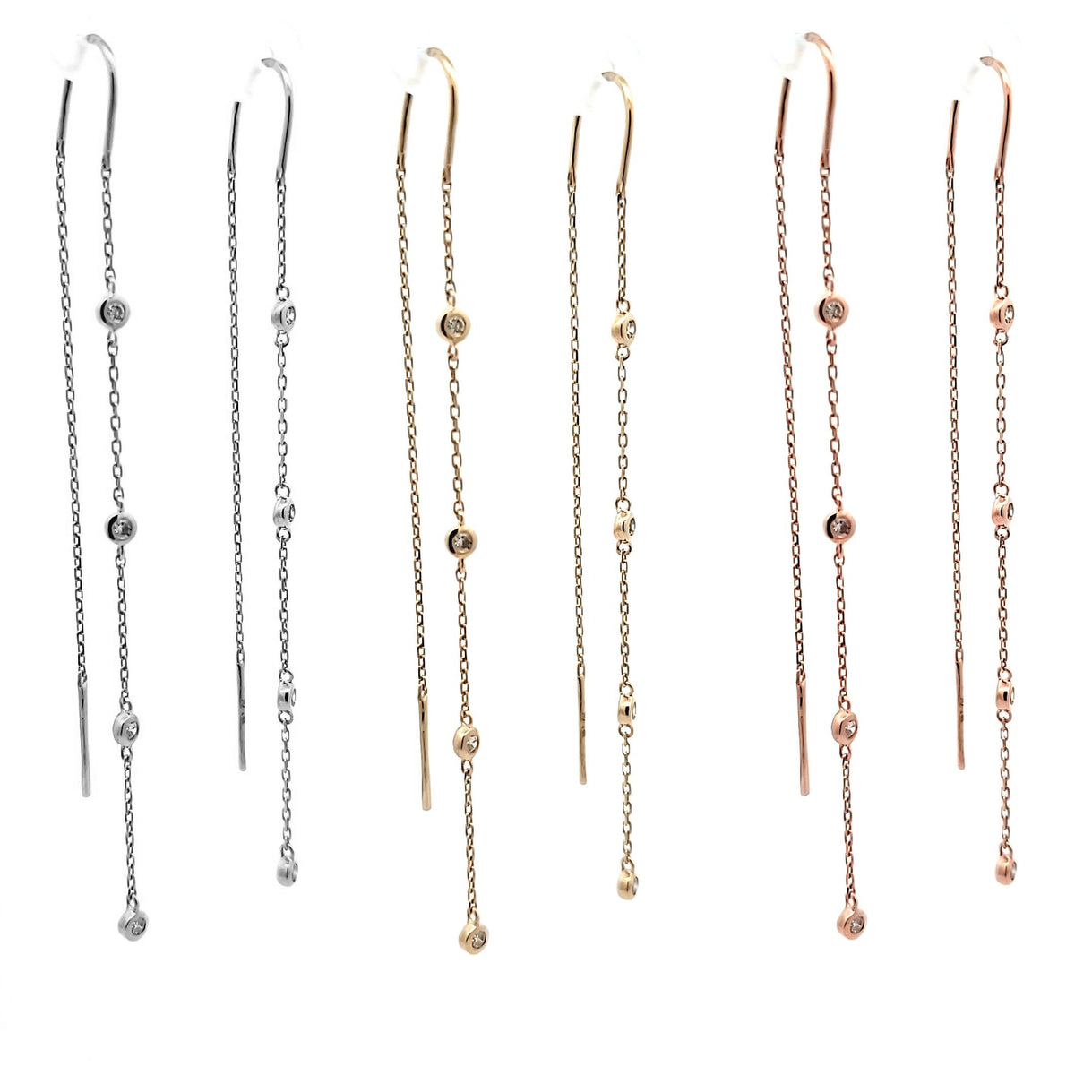 Diamond Threader Earrings