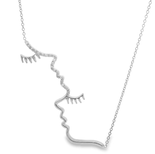 U & Me Necklace (14K with Natural Diamonds)
