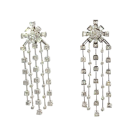 Snowflake Chandelier Earrings