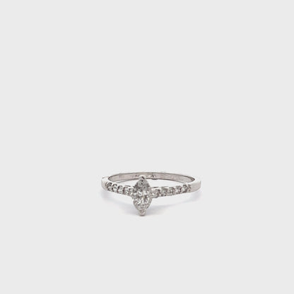 Marquise Diamond Engagement Ring