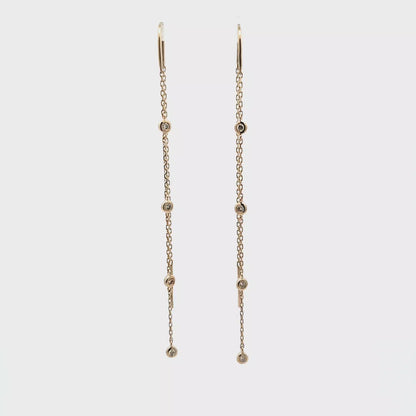Diamond Threader Earrings
