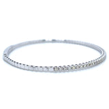 Flexible Halfway Diamond Bangle