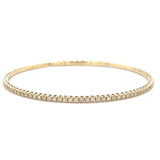 Flexible Halfway Diamond Bangle