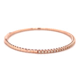 Flexible Halfway Diamond Bangle