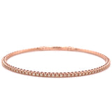 Flexible Halfway Diamond Bangle