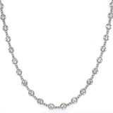 Diamond by the Yard Bezel Necklace