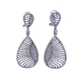 Spreading Feathers Diamond Earring (Teardrops)