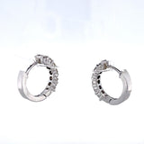 14-Diamond Huggie Earrings