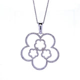 Clouds in Clover Necklace