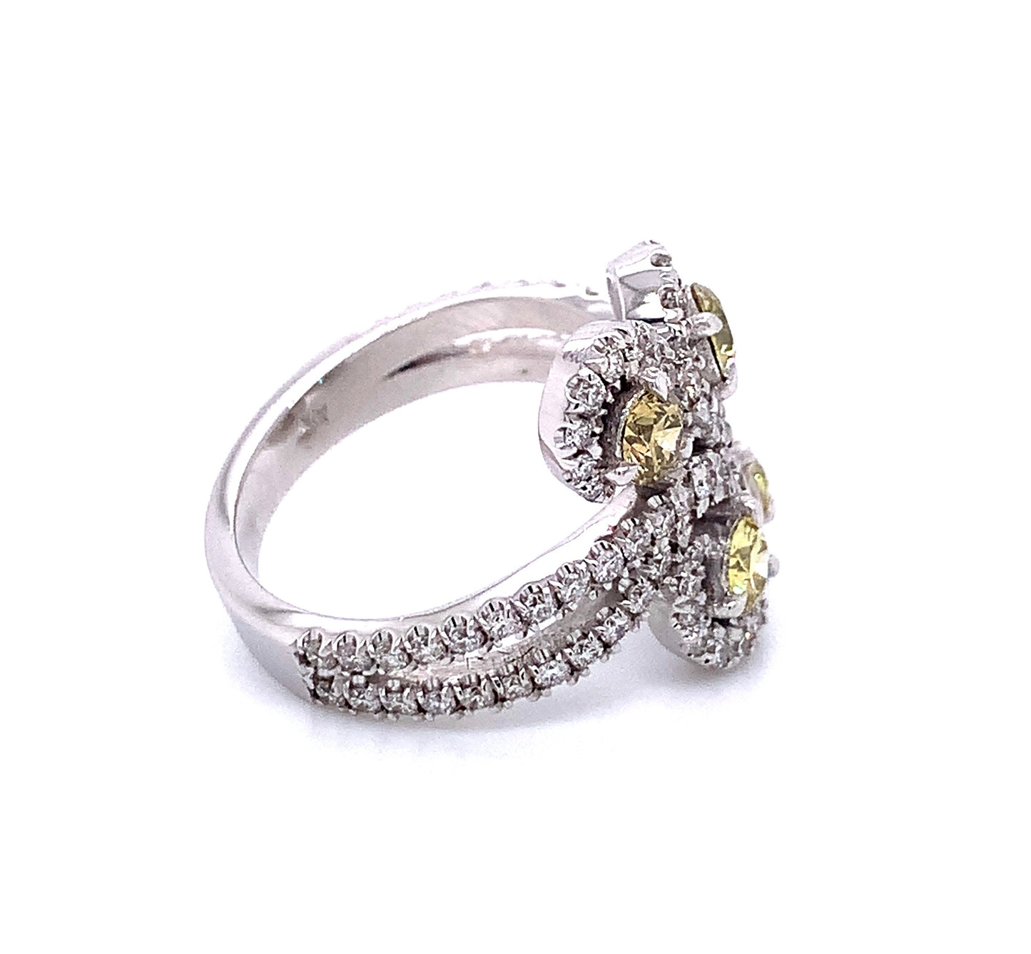 Fancy Diamond Cocktail Ring