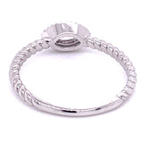 Marquise Eye Stackable Diamond Ring