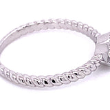 Marquise Eye Stackable Diamond Ring