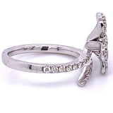 Single Flora Diamond Ring